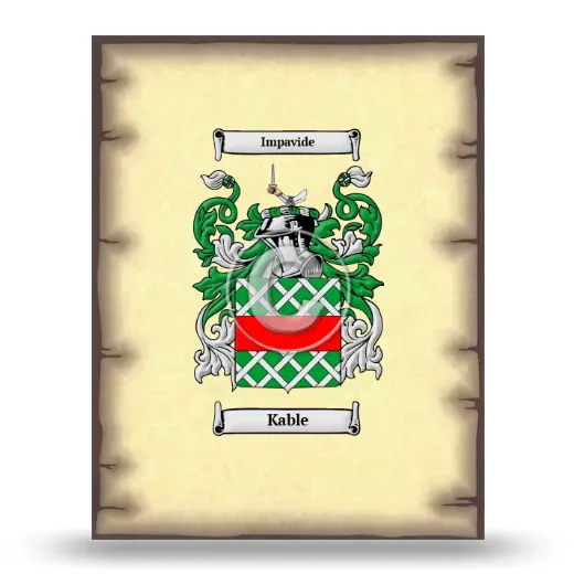 Kable Coat of Arms Print