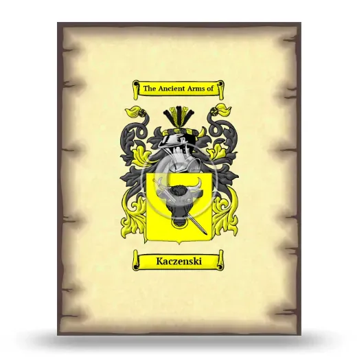 Kaczenski Coat of Arms Print