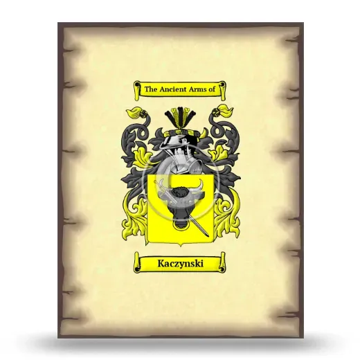Kaczynski Coat of Arms Print