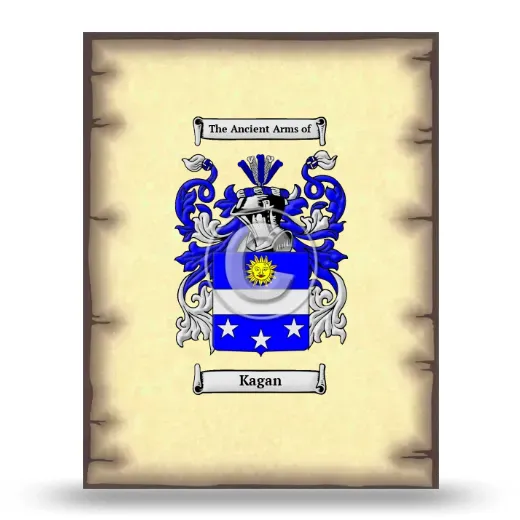 Kagan Coat of Arms Print