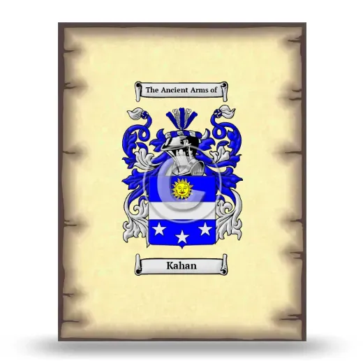 Kahan Coat of Arms Print