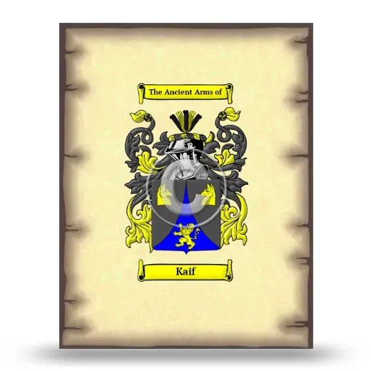 Kaif Coat of Arms Print