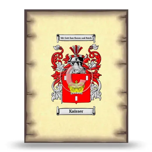 Kaisser Coat of Arms Print