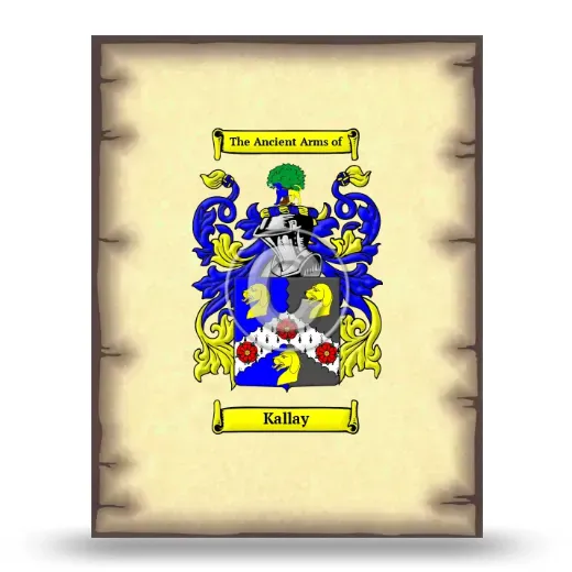 Kallay Coat of Arms Print