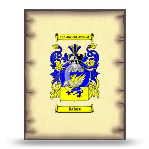 Kalore Coat of Arms Print