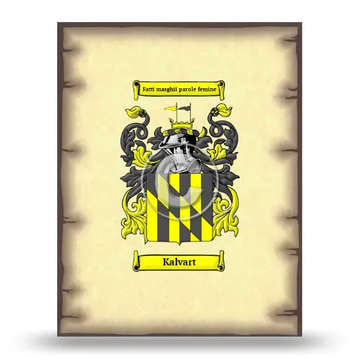 Kalvart Coat of Arms Print