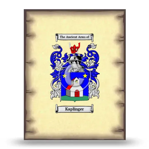 Kaplinger Coat of Arms Print