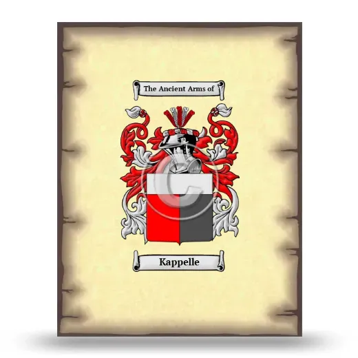 Kappelle Coat of Arms Print