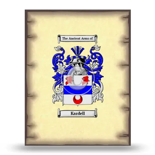 Kardell Coat of Arms Print