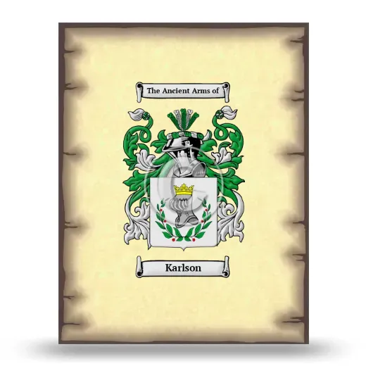 Karlson Coat of Arms Print