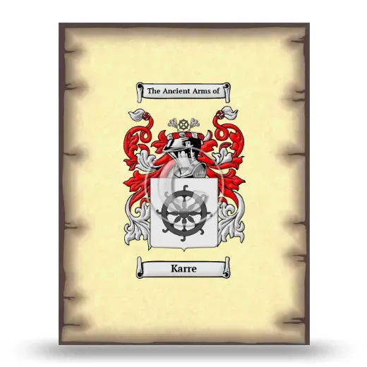 Karre Coat of Arms Print
