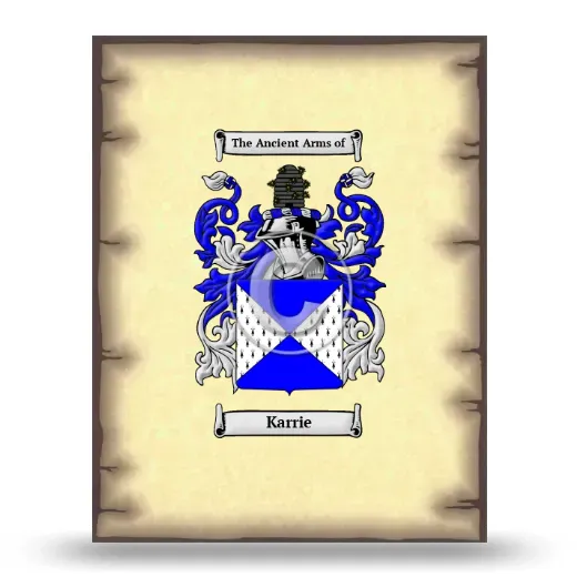 Karrie Coat of Arms Print