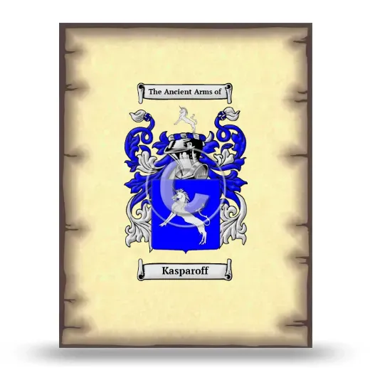 Kasparoff Coat of Arms Print