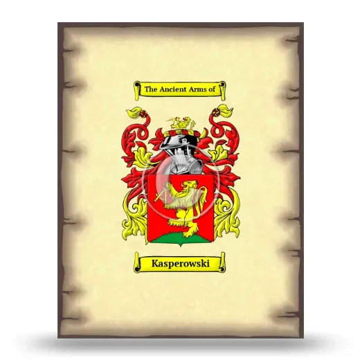 Kasperowski Coat of Arms Print