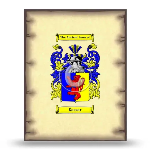 Kassar Coat of Arms Print