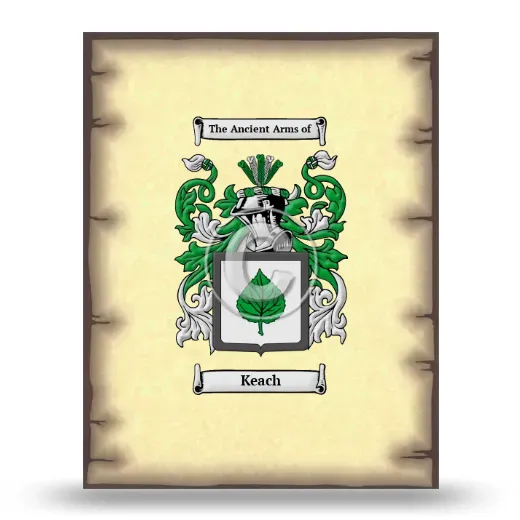 Keach Coat of Arms Print