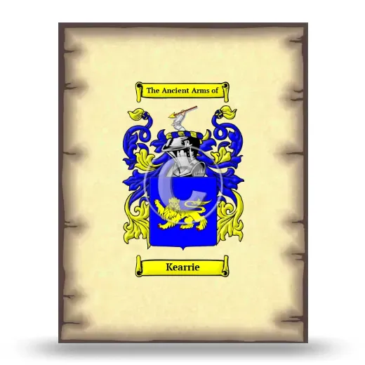 Kearrie Coat of Arms Print