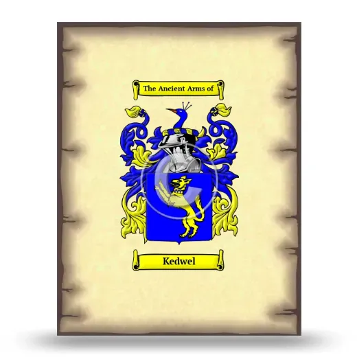 Kedwel Coat of Arms Print