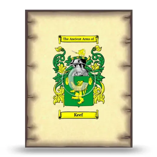 Keef Coat of Arms Print