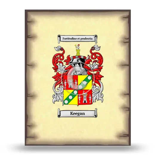 Keegan Coat of Arms Print