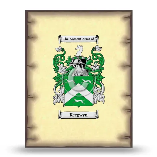 Keegwyn Coat of Arms Print