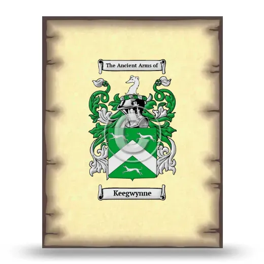 Keegwynne Coat of Arms Print