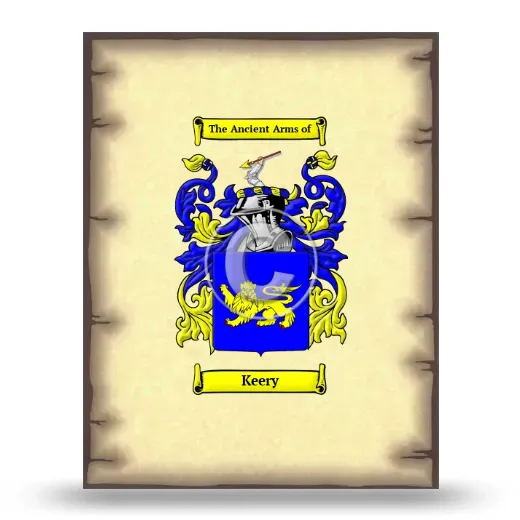 Keery Coat of Arms Print