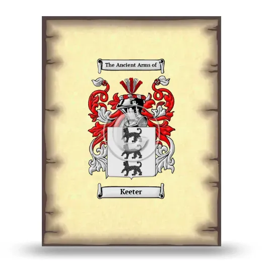 Keeter Coat of Arms Print