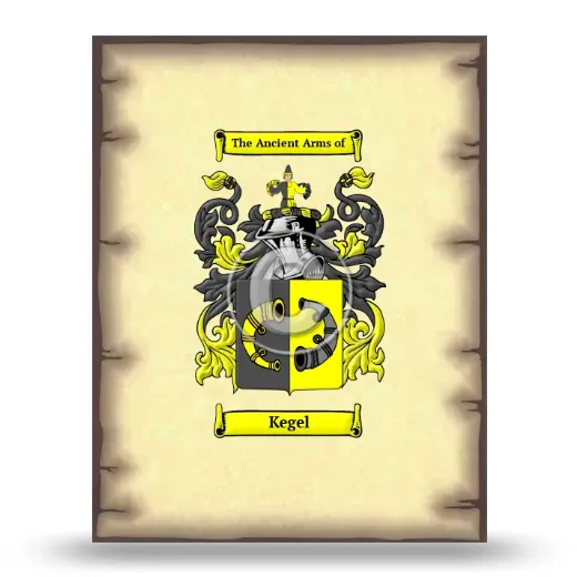 Kegel Coat of Arms Print