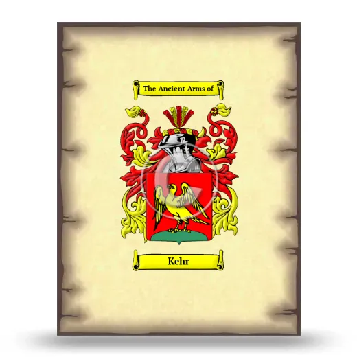 Kehr Coat of Arms Print