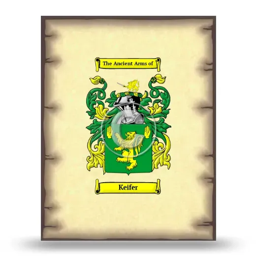 Keifer Coat of Arms Print