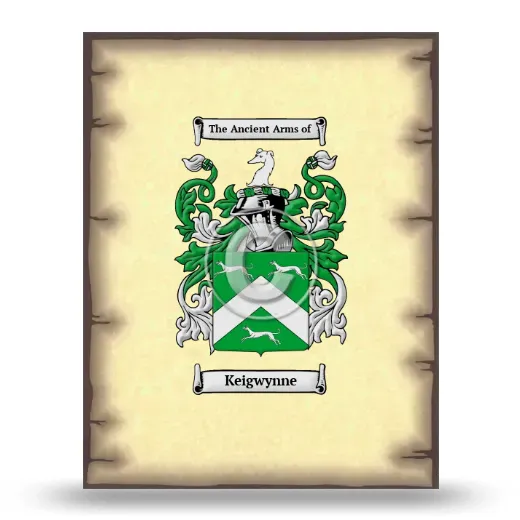 Keigwynne Coat of Arms Print