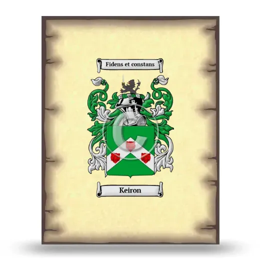 Keiron Coat of Arms Print