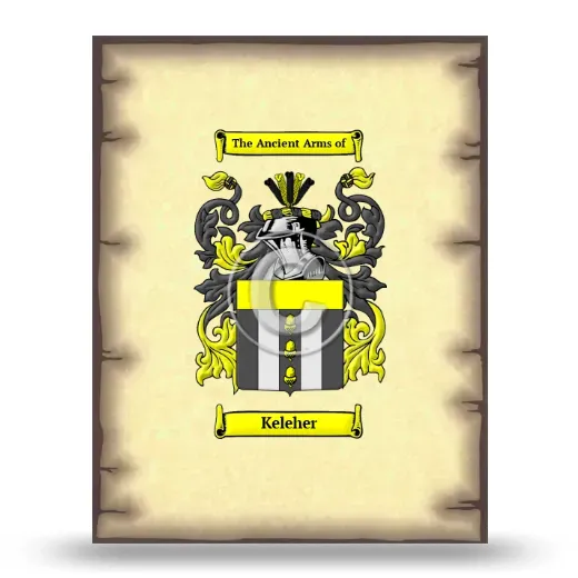 Keleher Coat of Arms Print