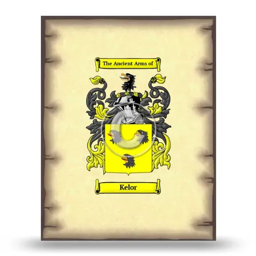 Kelor Coat of Arms Print