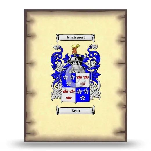 Kem Coat of Arms Print