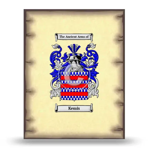Kemis Coat of Arms Print
