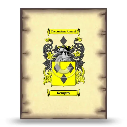 Kempny Coat of Arms Print