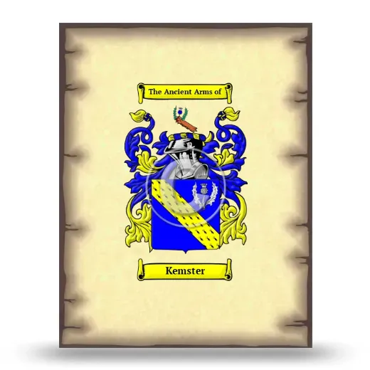 Kemster Coat of Arms Print