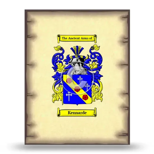 Kennarde Coat of Arms Print