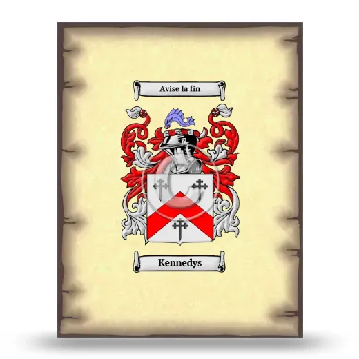 Kennedys Coat of Arms Print