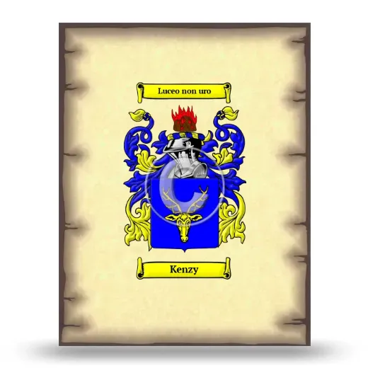 Kenzy Coat of Arms Print
