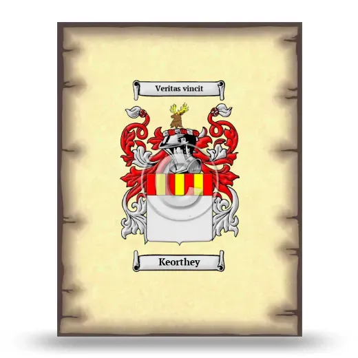 Keorthey Coat of Arms Print