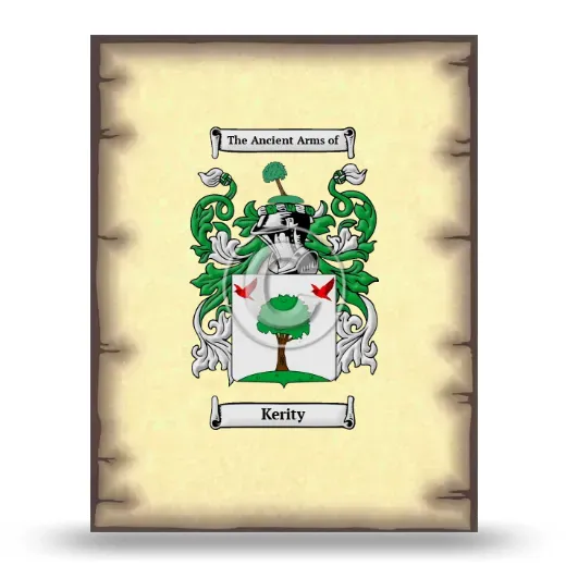 Kerity Coat of Arms Print