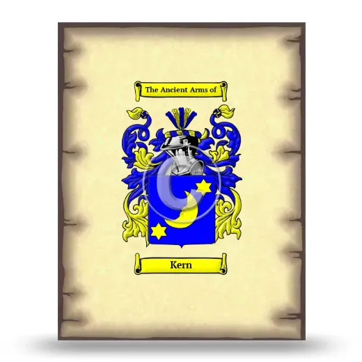 Kern Coat of Arms Print