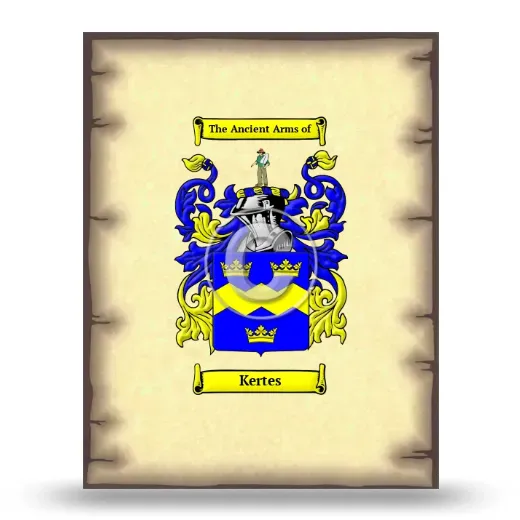 Kertes Coat of Arms Print