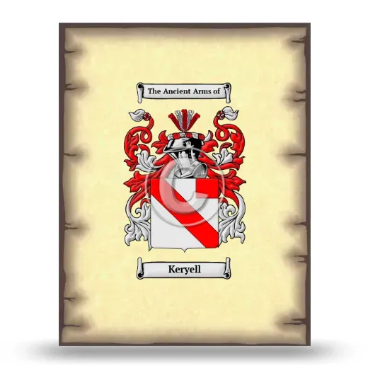 Keryell Coat of Arms Print