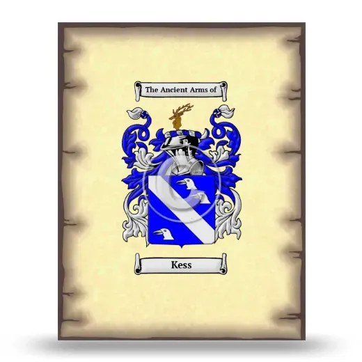 Kess Coat of Arms Print