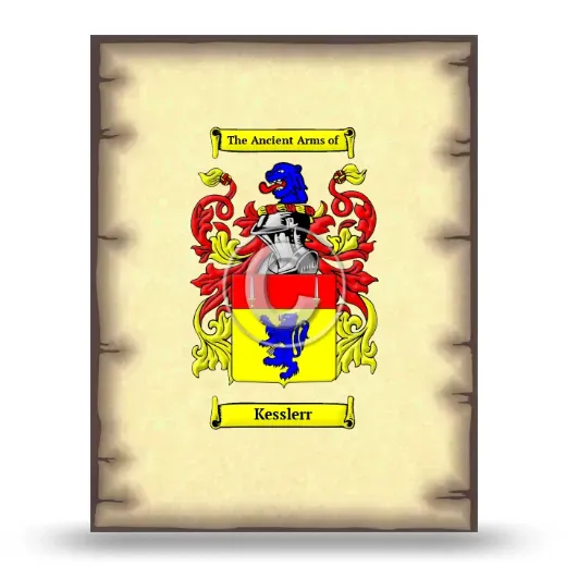 Kesslerr Coat of Arms Print