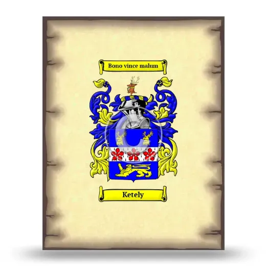 Ketely Coat of Arms Print